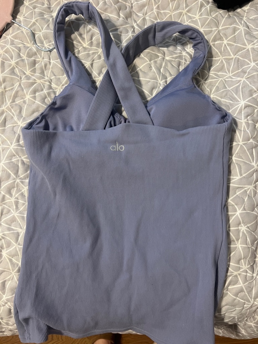 Alo Ribbed Tank Top - Picture 3 of 3